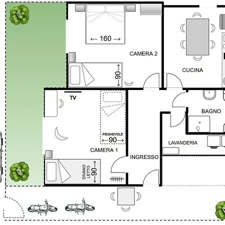 דירה Casa Luminosa In Affitto Breve A Lugo, Zona Tranquilla, Parcheggio Comodo לוגו